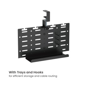 BRATECK cable management γραφείου CC11-20-1, μεταλλικό, 384x63x307mm, μαύρο | eLabstore.gr BRATECK cable management γραφείου CC11-20-1, μεταλλικό, 384x63x307mm, μαύρο | Αναλώσιμα - Είδη Γραφείου | elabstore.gr