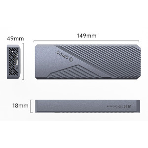 ORICO θήκη για M.2 NVME SSD CNM2-G20, 20Gbps, γκρι | eLabstore.gr ORICO θήκη για M.2 NVME SSD CNM2-G20, 20Gbps, γκρι | eLabstore.gr
