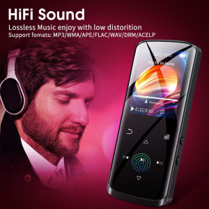 RUIZU MP3 player D50 με οθόνη 1.8", 16GB, Bluetooth, ελληνικό μενού, μαύρο | Εικόνα & Ήχος | elabstore.gr