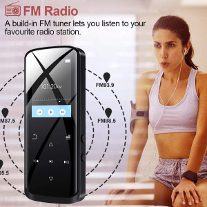 RUIZU MP3 player D50 με οθόνη 1.8", 16GB, Bluetooth, ελληνικό μενού, μαύρο | eLabstore.gr RUIZU MP3 player D50 με οθόνη 1.8", 16GB, Bluetooth, ελληνικό μενού, μαύρο | Εικόνα & Ήχος | elabstore.gr