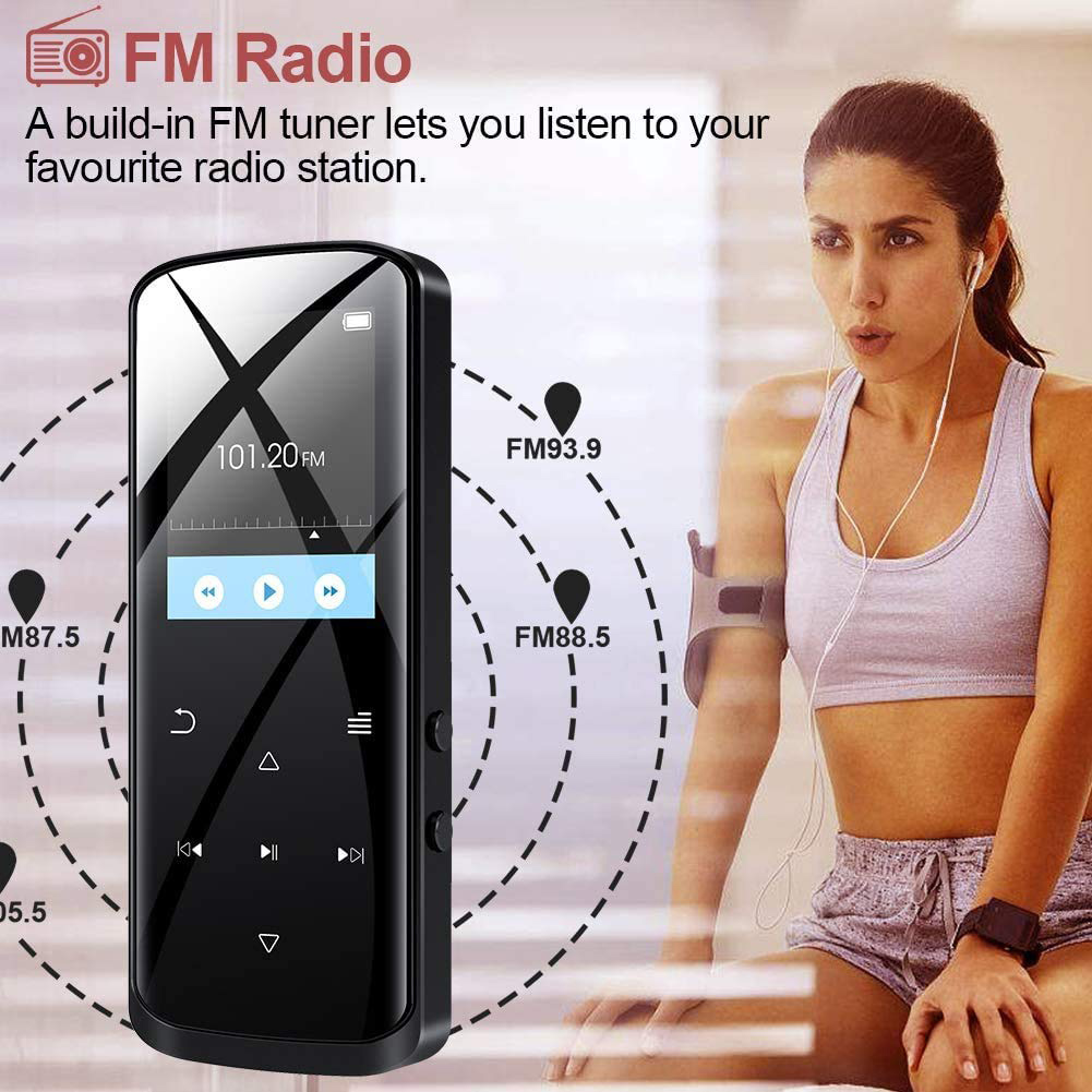 RUIZU MP3 player D50 με οθόνη 1.8", 16GB, Bluetooth, ελληνικό μενού, μαύρο | eLabstore.gr RUIZU MP3 player D50 με οθόνη 1.8", 16GB, Bluetooth, ελληνικό μενού, μαύρο | Εικόνα & Ήχος | elabstore.gr