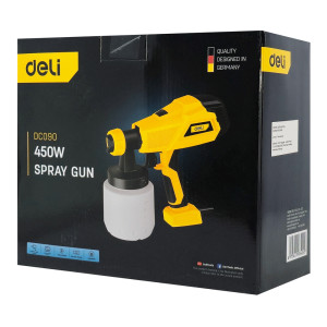 DELI ηλεκτρικό πιστόλι βαφής DC090 με δοχείο 800ml, 450W | eLabstore.gr DELI ηλεκτρικό πιστόλι βαφής DC090 με δοχείο 800ml, 450W | Εργαλεία | elabstore.gr
