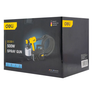 DELI ηλεκτρικό πιστόλι βαφής DC091-1 με δοχείο 800ml, 500W | eLabstore.gr DELI ηλεκτρικό πιστόλι βαφής DC091-1 με δοχείο 800ml, 500W | Εργαλεία | elabstore.gr