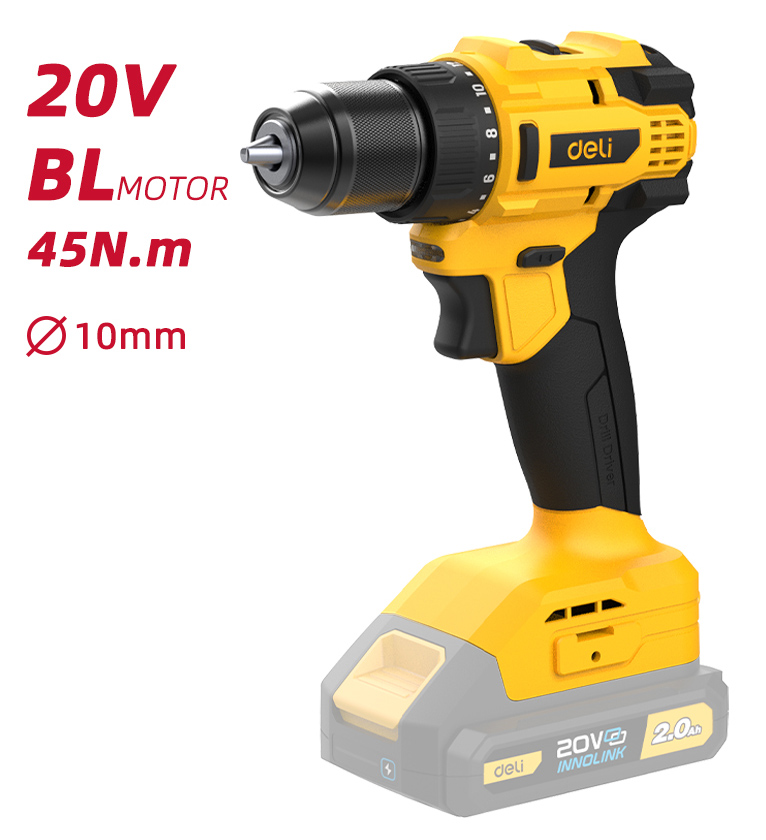 DELI δράπανο μπαταρίας DC120Z, Brushless, 20V, 45N.m | eLabstore.gr DELI δράπανο μπαταρίας DC120Z, Brushless, 20V, 45N.m | Εργαλεία | elabstore.gr