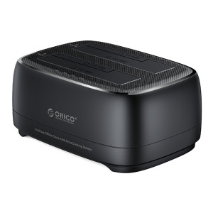 ORICO docking station για 2.5" ή 3.5" SATA HDD/SSD DD28U3-C, 2 θέσεων, 5Gbps, clone function, μαύρο | Συνοδευτικά PC | elabstore.gr