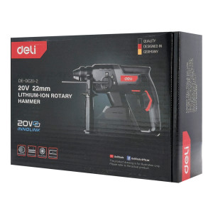 DELI κρουστικό σκαπτικό μπαταρίας DE-DC20-2, Brushless, 20V, 2J | Εργαλεία | elabstore.gr
