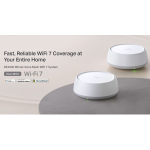 TP-LINK Home Mesh WiFi 7 System Deco BE25, 3600Mbps ΒΕ3600, V1.0 | Δικτυακά | elabstore.gr