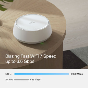 TP-LINK Home Mesh WiFi 7 System Deco BE25, 3600Mbps ΒΕ3600, V1.0, 2τμχ | Δικτυακά | elabstore.gr
