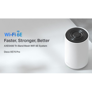 TP-LINK Home Mesh WiFi 6E System Deco XE75 Pro, 5400Mbps AXE5400, V3.0 | Δικτυακά | elabstore.gr