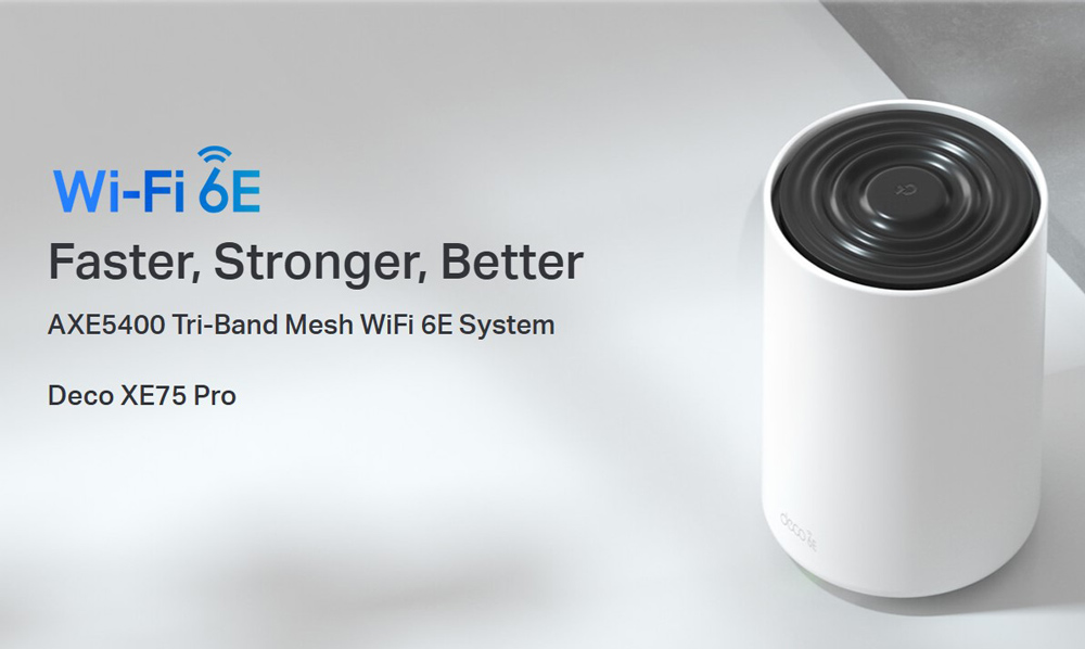 TP-LINK Home Mesh WiFi 6E System Deco XE75 Pro, 5400Mbps AXE5400, V3.0 | eLabstore.gr TP-LINK Home Mesh WiFi 6E System Deco XE75 Pro, 5400Mbps AXE5400, V3.0 | Δικτυακά | elabstore.gr