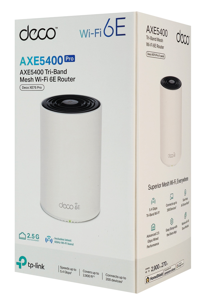 TP-LINK Home Mesh WiFi 6E System Deco XE75 Pro, 5400Mbps AXE5400, V3.0 | eLabstore.gr TP-LINK Home Mesh WiFi 6E System Deco XE75 Pro, 5400Mbps AXE5400, V3.0 | Δικτυακά | elabstore.gr