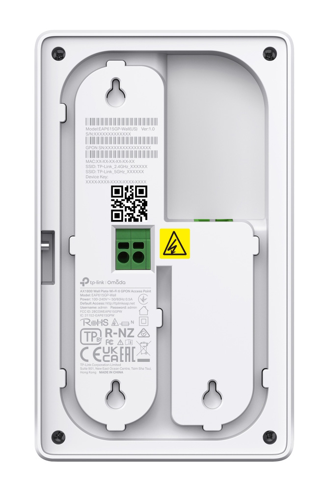 TP-LINK access point EAP615GP-Wall, WiFi 6, 1800Mbps AX1800, Mesh, GPON, V1.0 | eLabstore.gr TP-LINK access point EAP615GP-Wall, WiFi 6, 1800Mbps AX1800, Mesh, GPON, V1.0 | Δικτυακά | elabstore.gr