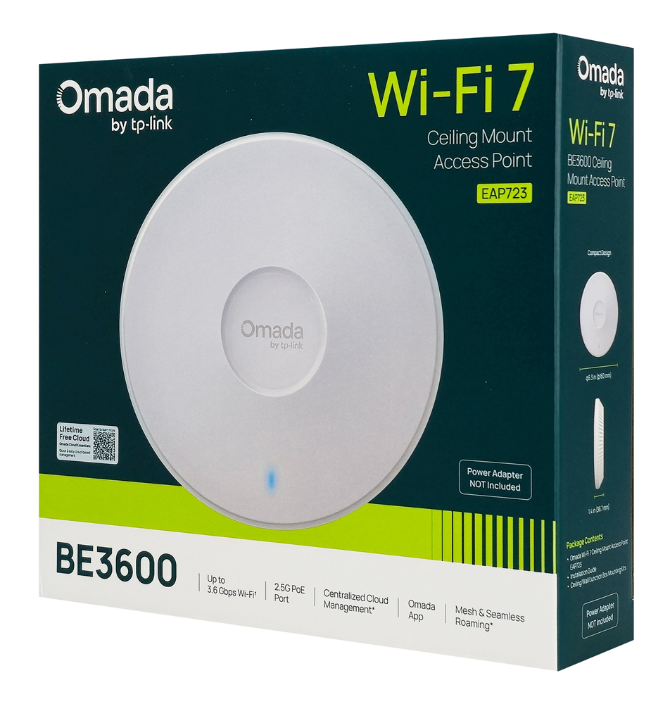 TP-LINK access point EAP723, οροφής, WiFi 7, 3600Mbps BE3600, Mesh, V2.20 | eLabstore.gr TP-LINK access point EAP723, οροφής, WiFi 7, 3600Mbps BE3600, Mesh, V2.20 | Δικτυακά | elabstore.gr