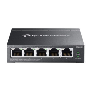 TP-LINK easy managed switch ES205GP, 5x Gigabit θύρες, PoE+, V1.0 | Δικτυακά | elabstore.gr