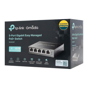 TP-LINK easy managed switch ES205GP, 5x Gigabit θύρες, PoE+, V1.0 | eLabstore.gr TP-LINK easy managed switch ES205GP, 5x Gigabit θύρες, PoE+, V1.0 | eLabstore.gr
