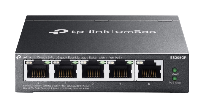 TP-LINK easy managed switch ES205GP, 5x Gigabit θύρες, PoE+, V1.0 | eLabstore.gr TP-LINK easy managed switch ES205GP, 5x Gigabit θύρες, PoE+, V1.0 | Δικτυακά | elabstore.gr