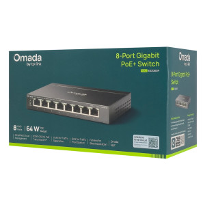 TP-LINK easy managed switch ES208GP, 8x Gigabit θύρες, PoE+, V1.0 | eLabstore.gr