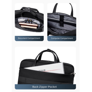 ARCTIC HUNTER τσάντα ώμου GWB00848 με θήκη laptop 15.6", 9L, μαύρη | Προσωπική Φροντίδα | elabstore.gr