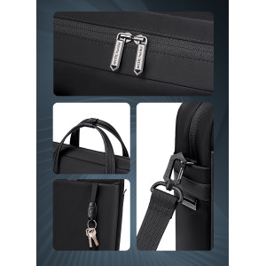 ARCTIC HUNTER τσάντα ώμου GWB00848 με θήκη laptop 15.6", 9L, μαύρη | eLabstore.gr