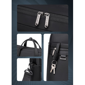 ARCTIC HUNTER τσάντα ώμου GWB00849 με θήκη laptop 15.6", 14L, μαύρη | eLabstore.gr
