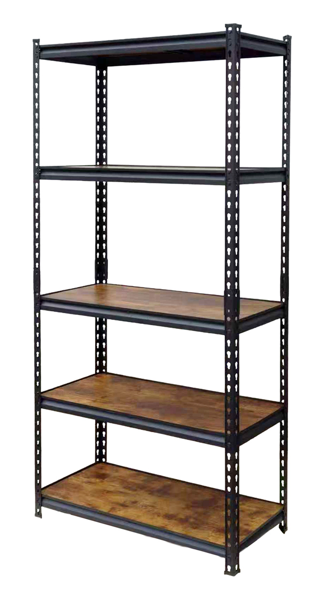 HOME USE μεταλλική ραφιέρα HUH-0261 με 5 ράφια, 90x40x183cm, burned wood | eLabstore.gr HOME USE μεταλλική ραφιέρα HUH-0261 με 5 ράφια, 90x40x183cm, burned wood | Αναλώσιμα - Είδη Γραφείου | elabstore.gr
