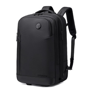 ARCTIC HUNTER τσάντα ταξιδίου LG00861 με θήκη laptop 15.6", τροχήλατη, 42L/54L, μαύρη | Προσωπική Φροντίδα | elabstore.gr