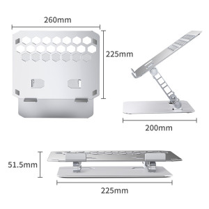 ORICO μεταλλική βάση για laptop/tablet LST02, 11~15.6", foldable, ασημί | Αξεσουάρ για Laptop | elabstore.gr