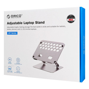 ORICO μεταλλική βάση για laptop/tablet LST02, 11~15.6", foldable, ασημί | Αξεσουάρ για Laptop | elabstore.gr