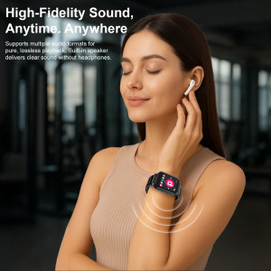 RUIZU MP3 player M8, 1.54", 32GB, Bluetooth, ελληνικό μενού, μαύρο | Εικόνα & Ήχος | elabstore.gr