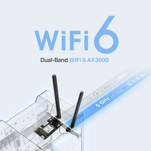 MERCUSYS κάρτα δικτύου WiFi 6 & Bluetooth MA80XE, 3000Mbps AX3000, PCIe, V2.0 | eLabstore.gr MERCUSYS κάρτα δικτύου WiFi 6 & Bluetooth MA80XE, 3000Mbps AX3000, PCIe, V2.0 | Δικτυακά | elabstore.gr