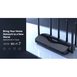 MERCUSYS router MR47BE, WiFi 7, 9.3Gbps BE9300, Tri-Band, V2.0 | Δικτυακά | elabstore.gr