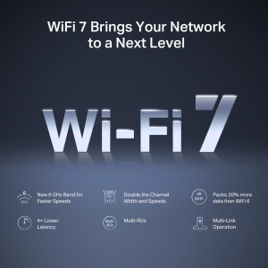 MERCUSYS router MR47BE, WiFi 7, 9.3Gbps BE9300, Tri-Band, V2.0 | eLabstore.gr MERCUSYS router MR47BE, WiFi 7, 9.3Gbps BE9300, Tri-Band, V2.0 | Δικτυακά | elabstore.gr