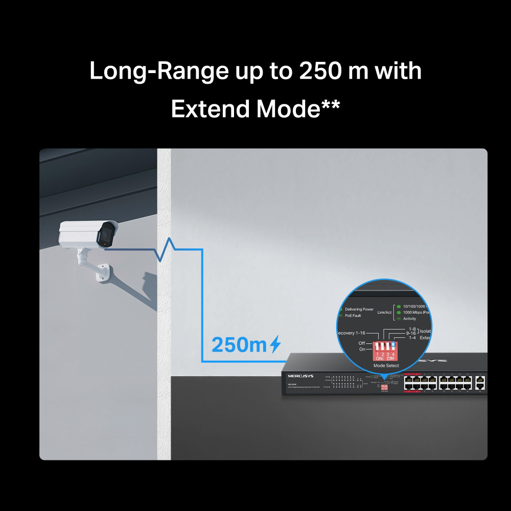 MERCUSYS rackmount switch MS120GP, 20x Gigabit θύρες, PoE+, V1.0 | eLabstore.gr MERCUSYS rackmount switch MS120GP, 20x Gigabit θύρες, PoE+, V1.0 - Image 6