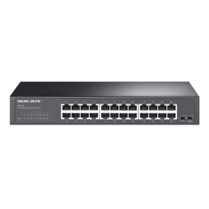 MERCUSYS desktop/rackmount switch MS124GS, 24x Gigabit θύρες, V1.0 | Δικτυακά | elabstore.gr