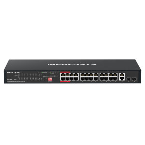 MERCUSYS rackmount switch MS128GP, 28x Gigabit θύρες, PoE+, V1.0 | Δικτυακά | elabstore.gr