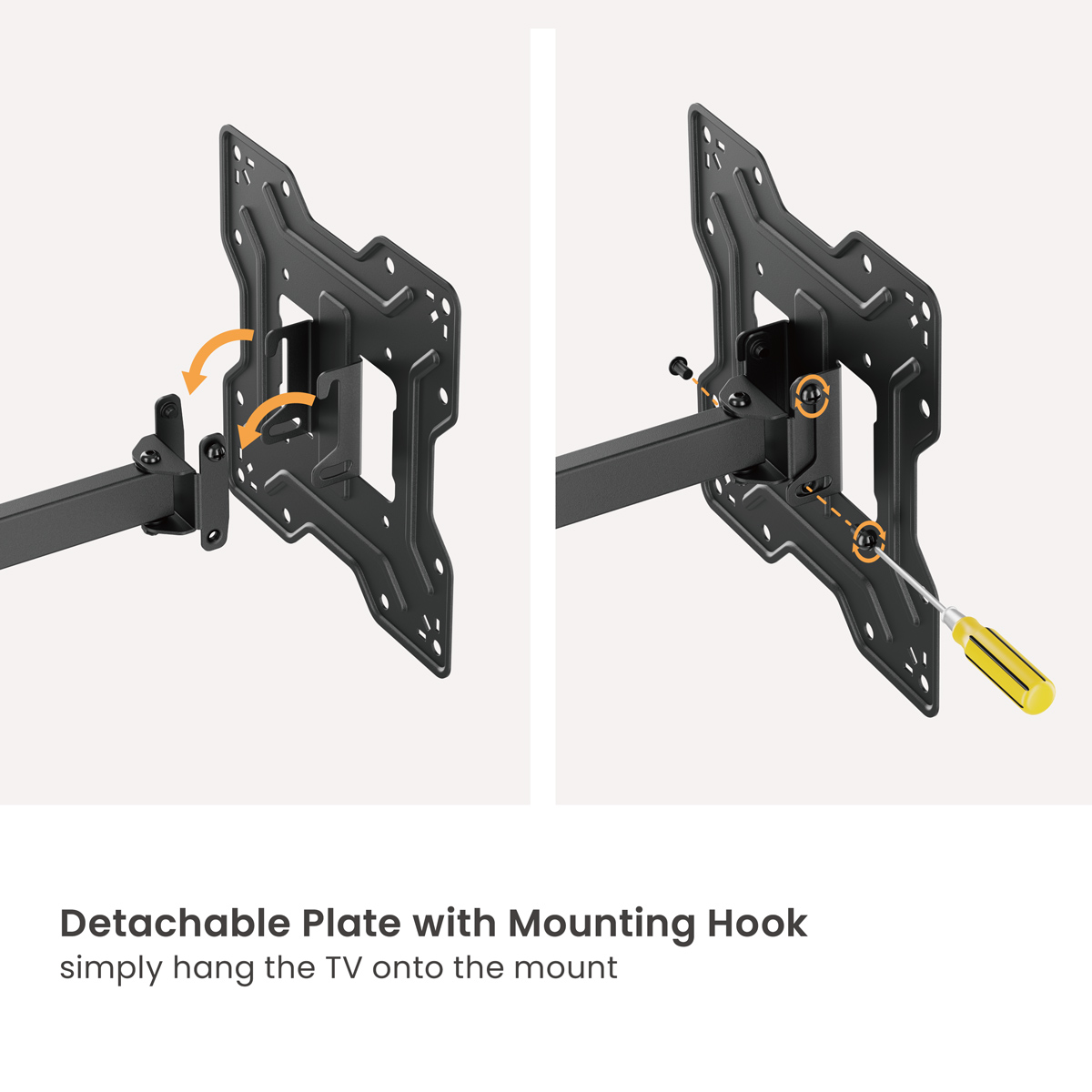 POWERTECH επιτοίχια βάση τηλεόρασης PT-1555, 23-43", έως 30kg, full motion | eLabstore.gr POWERTECH επιτοίχια βάση τηλεόρασης PT-1555, 23-43", έως 30kg, full motion | Εικόνα & Ήχος | elabstore.gr