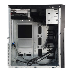 POWERTECH PC Case PT-1563 με 550W PSU, ATX Midi, 376.6x175x408.5mm, μαύρο | PC & Αναβάθμιση | elabstore.gr