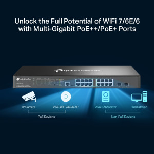 TP-LINK L2+ managed switch SG3218XP-M2, 16x 2.5Gbps θύρες, PoE+, V1.0 | Δικτυακά | elabstore.gr