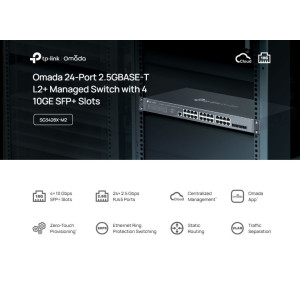 TP-LINK L2+ managed switch SG3428X-M2, 24x 2.5Gbps θύρες, V1.20 | Δικτυακά | elabstore.gr