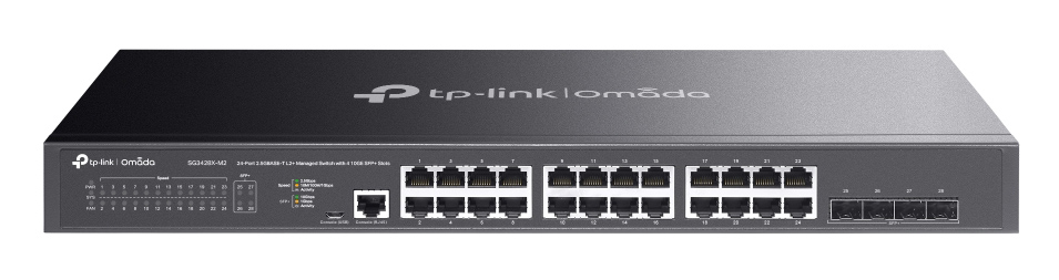 TP-LINK L2+ managed switch SG3428X-M2, 24x 2.5Gbps θύρες, V1.20 | eLabstore.gr TP-LINK L2+ managed switch SG3428X-M2, 24x 2.5Gbps θύρες, V1.20 | Δικτυακά | elabstore.gr