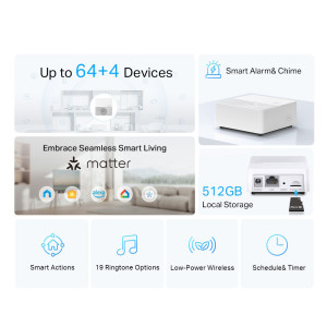 TP-LINK smart hub Tapo H200, WiFi, 868MHz, V1.0 | Οικιακός εξοπλισμός | elabstore.gr