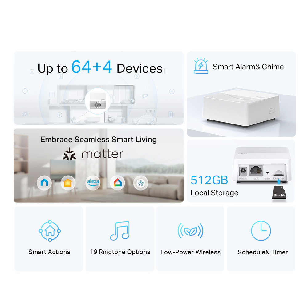 TP-LINK smart hub Tapo H200, WiFi, 868MHz, V1.0 | eLabstore.gr TP-LINK smart hub Tapo H200, WiFi, 868MHz, V1.0 | Οικιακός εξοπλισμός | elabstore.gr