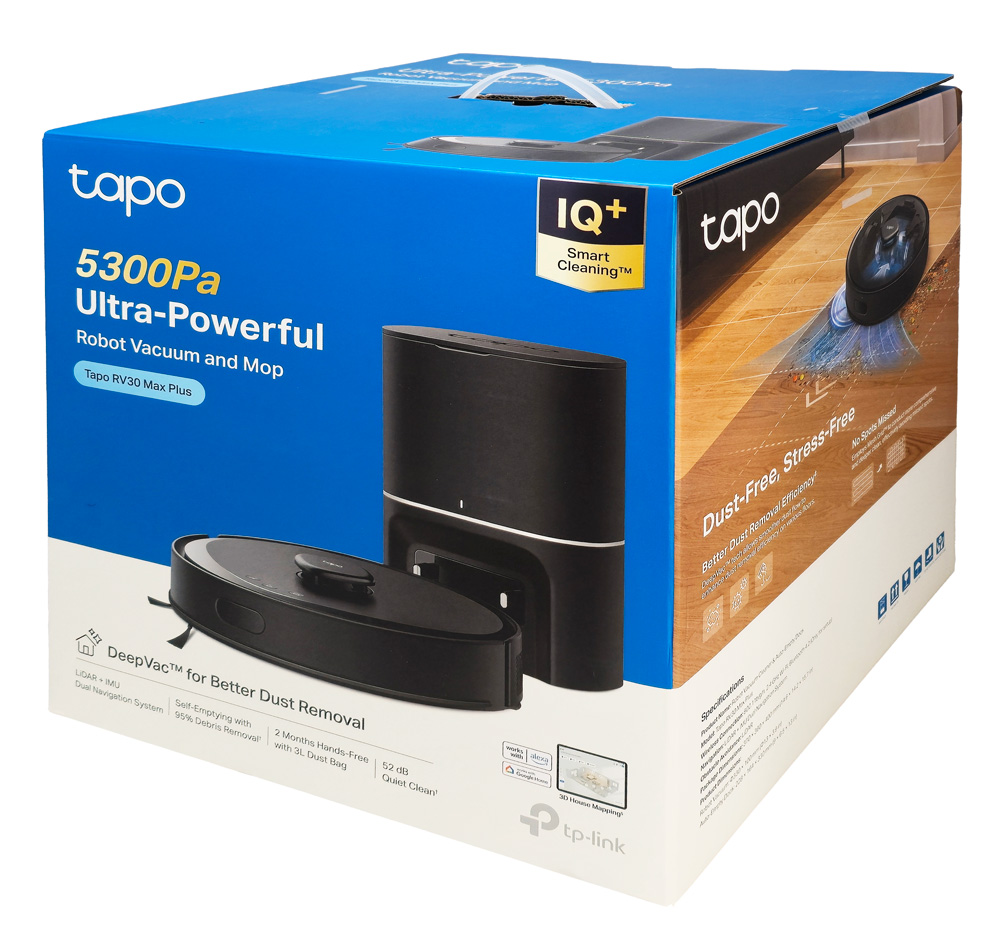 TP-LINK ρομποτική σκούπα Tapo RV30 Max Plus για σκούπισμα & σφουγγάρισμα, με χαρτογράφηση, WiFi, μαύρη, V1.0 | eLabstore.gr TP-LINK ρομποτική σκούπα Tapo RV30 Max Plus για σκούπισμα & σφουγγάρισμα, με χαρτογράφηση, WiFi, μαύρη, V1.0 | Ηλεκτρικές συσκευές | elabstore.gr