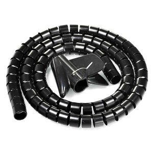 POWERTECH δεματικό καλωδίων TIES-083, πλαστικό, Φ20mm, 2m, μαύρο | Καλώδια - Αντάπτορες | elabstore.gr