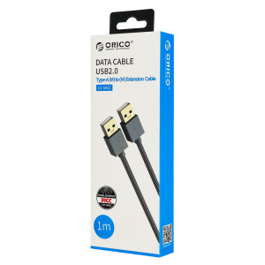 ORICO καλώδιο USB 2.0 U2-AA02, 480Mbps, 1m, γκρι | Καλώδια - Αντάπτορες | elabstore.gr