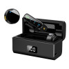 UPTECH ασύρματα μικρόφωνα UPW-M9MAX με θήκη φόρτισης, USB-C, 2.4GHz, μαύρο | Αξεσουάρ κινητών | elabstore.gr