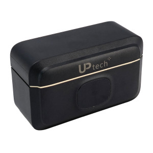UPTECH ασύρματα μικρόφωνα UPWS-08 με θήκη φόρτισης, USB-C, 2.4GHz, μαύρο | Αξεσουάρ κινητών | elabstore.gr