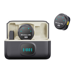 UPTECH ασύρματα μικρόφωνα UPWS-08 με θήκη φόρτισης, USB-C, 2.4GHz, μαύρο | Αξεσουάρ κινητών | elabstore.gr