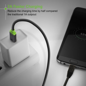 CABLETIME καλώδιο USB-C σε micro USB CT-U32-CMMCBG, 2A, 480Mbps, 1m, μαύρο | Καλώδια - Αντάπτορες | elabstore.gr
