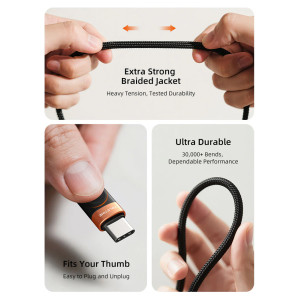 CABLETIME καλώδιο USB-C CT-CM60, 60W, 480Mbps, 1m, μαύρο | Καλώδια - Αντάπτορες | elabstore.gr